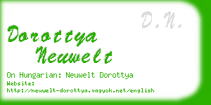 dorottya neuwelt business card